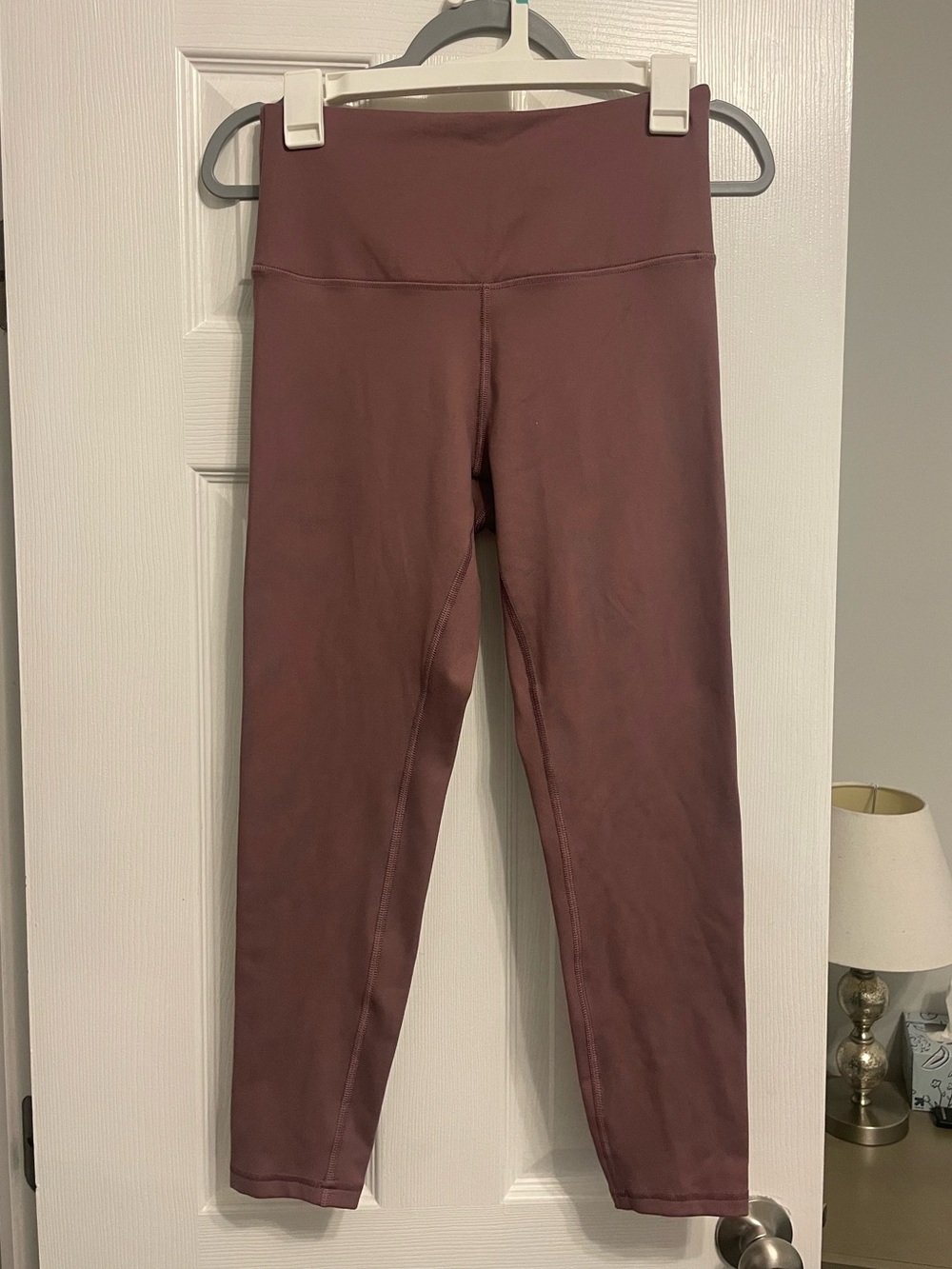 Zobha High-Waist Leggings in Dusty Mauve